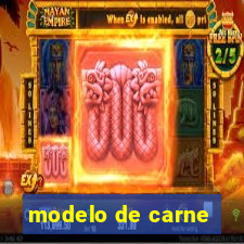 modelo de carne